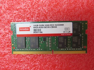 Innodisk 16GB PC4-21300 DDR4-2666MHz ECC SODIMM M4DI-AGS1QC0K-C - Picture 1 of 1