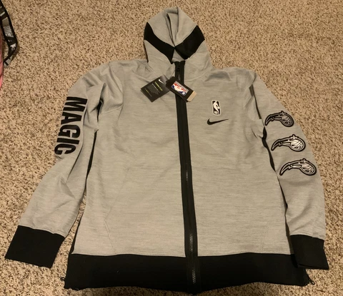 Nike Orlando Magic Therma Flex Full-Zip Hoodie Gray  Men’s Size: Medium NWT Cover
