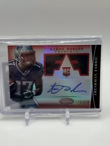 2013 Panini Certified Aaron Dobson Rookie Dual Patch Auto 39/199 SP Patriots - Bild 1 von 2