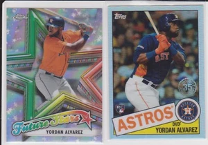 Yordan Alvarez 2020 Topps Chrome 35th Anniversary 1985 REFRACTOR 85TC4 Astros RC - Picture 1 of 1
