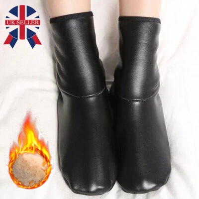 Stretchy Floor Socks Fleece Fleece Socks Winter Autumn Thermal Socks Women Men - Image 1 of 4