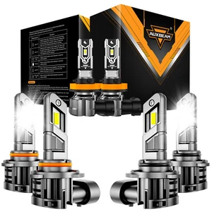 AUXBEAM 70W 9005 9006 H11 LED Headlight Bulb Combo Kit for Toyota RAV4 2006-2012 - Bild 1 von 12