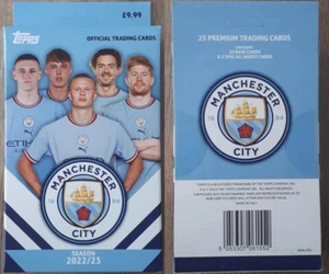 Topps Oficjalny zestaw kibiców 2022/2023 (22/23) MANCHESTER CITY FC (NOWY / ZAPIECZĘTOWANY) - Zdjęcie 1 z 1