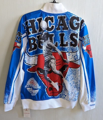 Mitchell And Ness x Jordan Bulls 1988 All Star Warm Up Jacket MED (CW0884-100) Cover