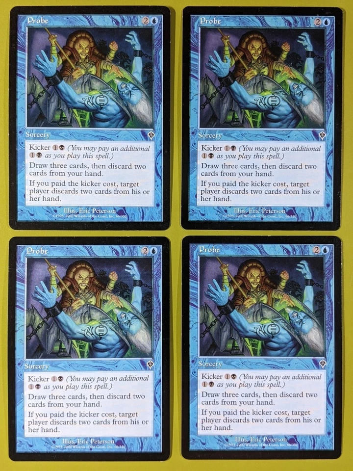 Probe x4 Invasion 4x Playset Magic the Gathering MTG - Image 1 of 1