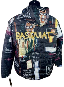 Jean-Michel Basquiat x Members Only Mens sz SMALL Alchemy Puffer Jacket NWT - Picture 1 of 4