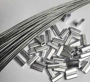 50 x Aluminium Tamper Proof Security Seals & Wire Electric Water Meter Fuse Box - Picture 1 of 4