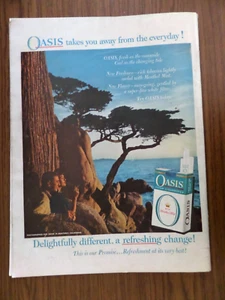 1959 Oasis Cigarettes Ad Photographed for Oasis in Monterey California - Picture 1 of 1
