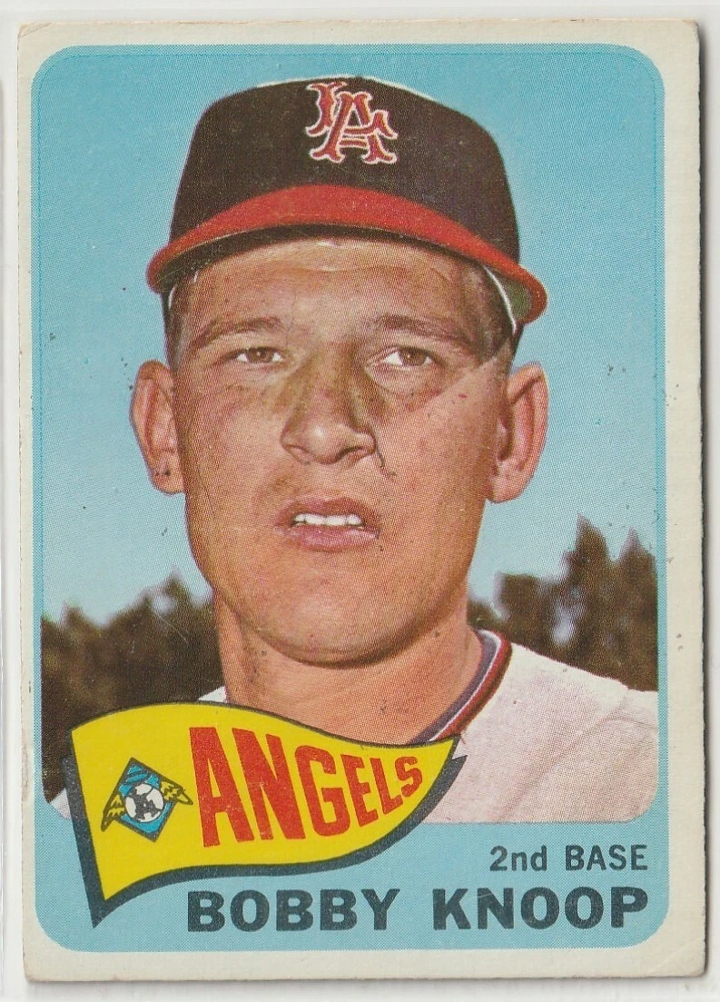 1965  O Pee Chee  Baseball  #26 Bobby Knoop  L.A. Angels