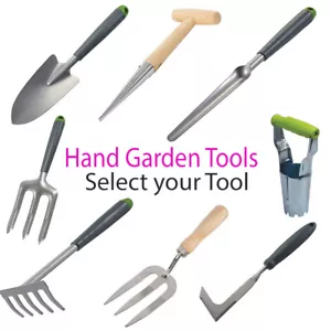 Hand Garden Allotment Tools Flower Bed Planters Trowels Rakes Forks Weeder - Picture 1 of 7