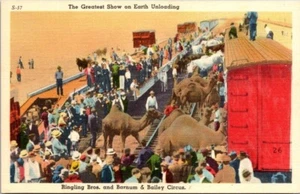 Cartolina Il più grande spettacolo sulla terra Ringling Bros. & Barnum & Bailey Circus - Foto 1 di 2