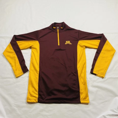 Champion Elite University Of Minnesota Pullover Mens Size S Golfers Maroon Gold Cover