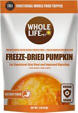Whole Life Pet Pumpkin Powder for Dogs and Cats. Firms Stool, Relieves Diarrhea.