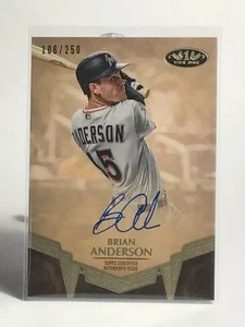 2019 Topps Tier One Break Out Autographs #BABA Brian Anderson/250 - Picture 1 of 2