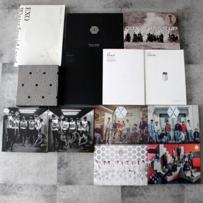 SET x10 EXO Japan Korea CD DVD NO PHOTOCARD Love me right Overdose Countdown Foto 1 de 4