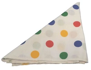 Adults Multicoloured Polka Dot Bandana Head Wrap Fancy Dress Accessory - Picture 1 of 1