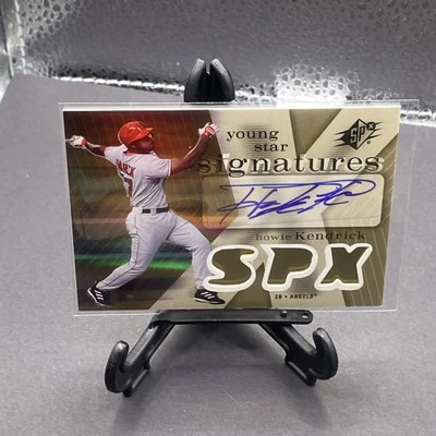 Upper Deck SPx Howie Kendrick 2007 autógrafo automático Foto 1 de 2