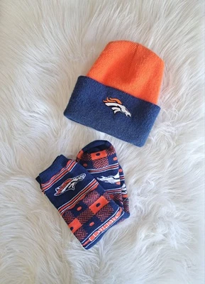Sombrero y calcetines Broncos para mujer Foto 1 de 4