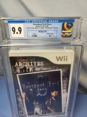 Resident Evil Zero - CGC 9.9 A++ HIGH GRADE - Wii 2008 Rare - Image 1 of 4