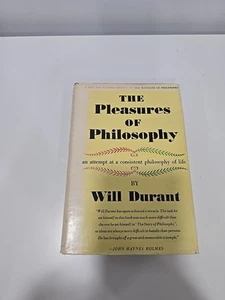 The Pleasures of Philosophy by Will Durant 1953 6th Printing  - Imagen 1 de 10