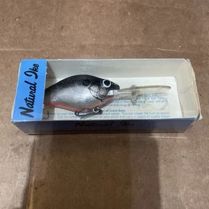 Natural Ike vintage Gray Minnow Pattern 3-3/4” in 1/2 oz # NID 25 MA ! - Imagen 1 de 8