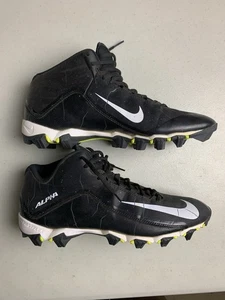 Nike Alpha Fastflex Cleats Black Size 11 Preowned - Picture 1 of 10