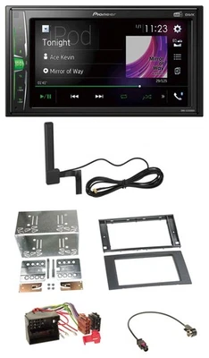 Pioneer MP3 DAB AUX 2DIN Bluetooth Autoradio für Ford Focus C-Max S-Max Galaxy 0 - Bild 1 von 4