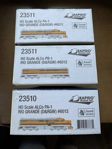 Rapido HO 2351O/11 ALCo PA-1 PB-1 PA-1 Set D&RGW 6011 6012 6013 DCC/Snd Exc Cond - Picture 1 of 14