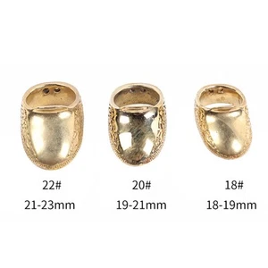 Daumenring Bogenschutz Messing Finger Guard Protect Gear (71 characters) - Bild 1 von 6
