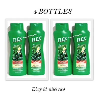 4x Champú vegano ÁRBOL DE TÉ COMO NUEVO extractos de hierbas 15 fl oz cada uno Foto 1 de 2