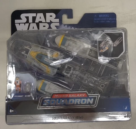 JAZWARES STAR WARS MICRO GALAXY SQUADRON SERIES 4 #0083 GOLD LEADER'S Y-WING Cover