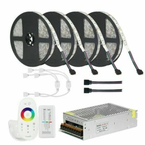 5050 LED Strip RGB RGBW RGBWW LED Strip+Touch Remote Controller+Power adapter - Picture 1 of 15