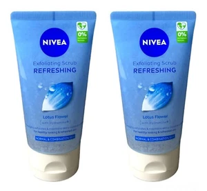 2x Nivea Gentle Exfoliating Scrub 150ml - For Healthy looking & Refreshed skin - Picture 1 of 5