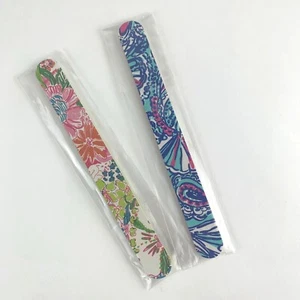Lilly Pulitzer x Target Nagelfeile Emery Board 2er Set Nosey Posey & My Fans NEU - Bild 1 von 8
