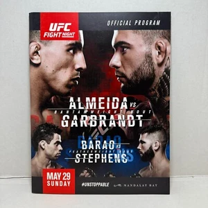 OFFICIAL PROGRAM UFC FN ALMEIDA GARBRANDT STEPHENS STERLING FELDER MASVIDAL - Picture 1 of 2