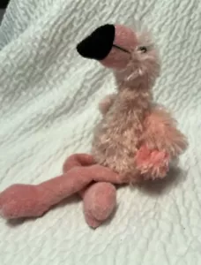 "Peluche fenicottero rosa scarlatto Melissa & Doug giocattolo morbido imbottito animale 12" - Foto 1 di 8