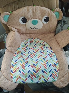 Bright Stars Tummy Time Prop And Play Colorful Bear Mat - Picture 1 of 5