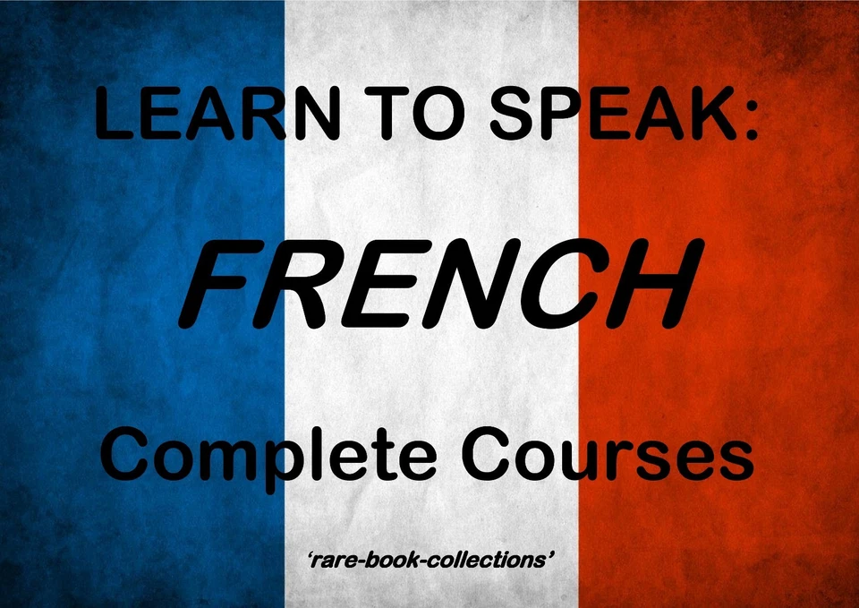 LEARN FRENCH - SPOKEN LANGUAGE COURSE- 10 BOOKS & 110 HRS AUDIO MP3 ALL ON DVD - Image 1 of 3