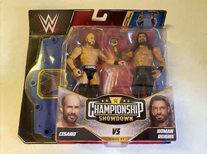 WWE Championship Showdown Roman Reigns vs. Cesaro Action Figures Series 7 New - Picture 1 of 6