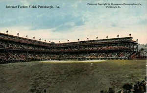 c.1910 Pirates Forbes Field & Baseball Stadium Pittsburgh PA post card - Picture 1 of 2