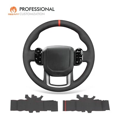 MEWANT Suede Car Steering Wheel Cover for Land Rover Range Rover Sport 2018-2021 - Image 1 of 4