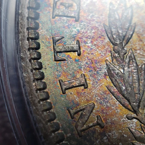1904-O $1 Morgan Dollar - Strong Coin - Rainbow Toning - PCGS MS 65 - B3475 Cover