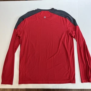 VTG Lululemon Men XL Metal Vent Tech Long Sleeve T-Shirt Red Gray Lightweight - Picture 1 of 10