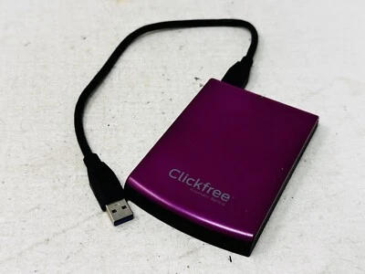 Clickfree Automatic Backup 750GB of Storage for Mac & PC Computers - Magenta - Image 1 of 4