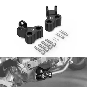 NICECNC Foot Peg Lowering Bracket Lowered Footpeg For Suzuki DR650S/SE 1996-2024 - Picture 1 of 12