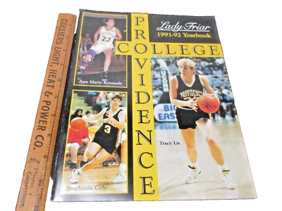 Vintage 1991-92 Providence College Basketball Lady Friars Yearbook - Image 1 of 2