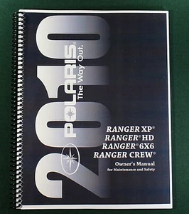 2010 Polaris Ranger 6x6 Owner's Manual: 139 Pages & Protective Covers! - Picture 1 of 1