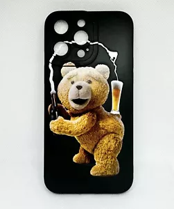 IPhone 14 Pro max Case Ted Fun Beer Drinking Anti- Shock 🇺🇸 - Picture 1 of 1