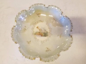 Antique Rosenthal Psyche White Rock Girl Bowl Rare - Picture 1 of 5