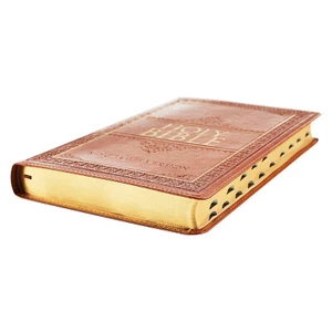 KJV Tan Large Print Thumb Index Edition BRAND NEW in Shrink Wrap!!! - Bild 1 von 9